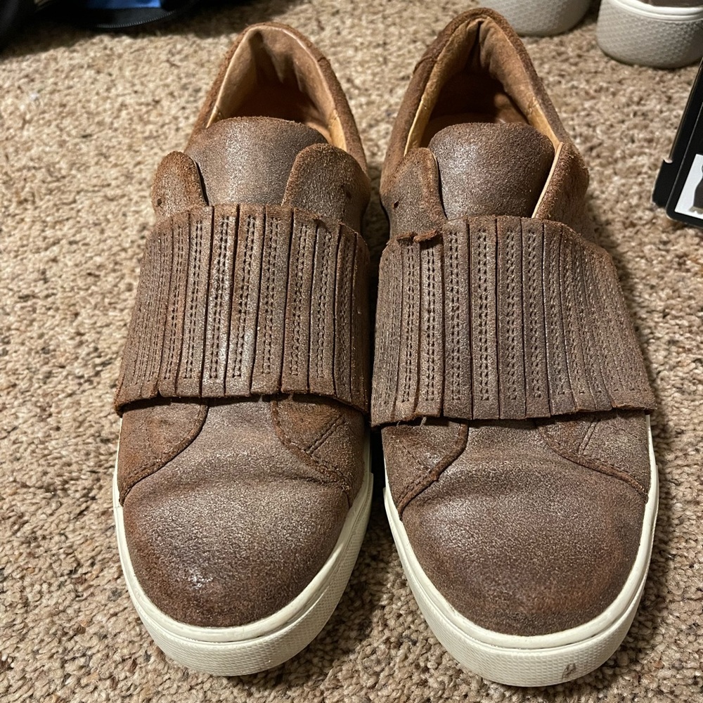 Frye slip on shoes